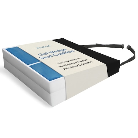 Proheal Gel Wedge Wheelchair Seat Cushion 18"x16"x3"-1.5" PH-76150G